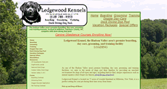 Desktop Screenshot of ledgewoodkennel.com