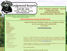 Tablet Screenshot of ledgewoodkennel.com